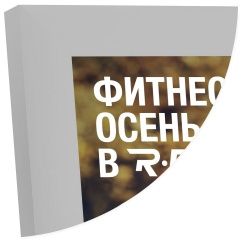 Рамка Нельсон 62, А2, серебро матовое анодир. в Красноярске - картинка, изображение, фото
