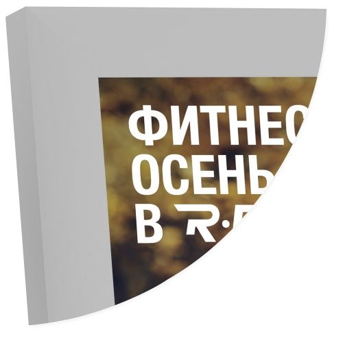 Рамка Нельсон 62, 70х100, серебро матовое анодир. в Красноярске - картинка, изображение, фото